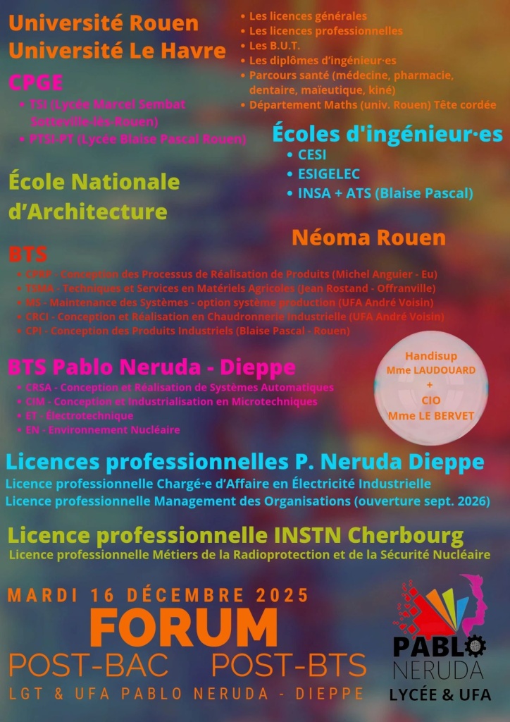 SEMAINE AUTREMENT - FORUM DES FORMATIONS DU SUPÉRIEUR