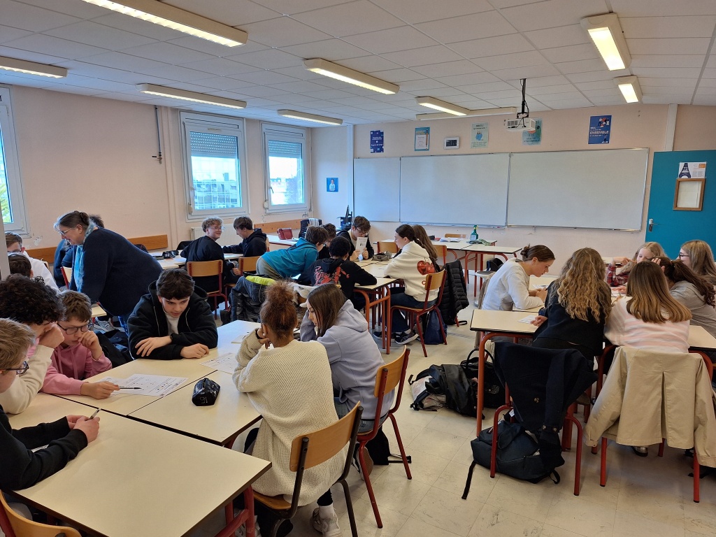 Course aux nombres avec les collégien.nes