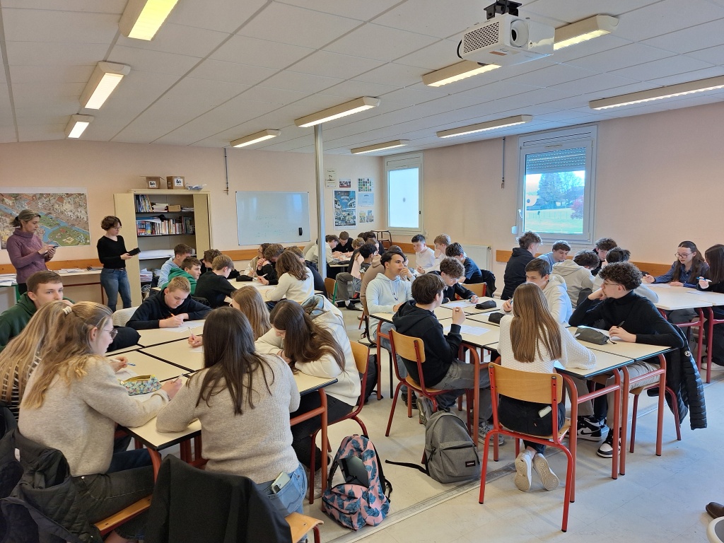 Course aux nombres avec les collégien.nes