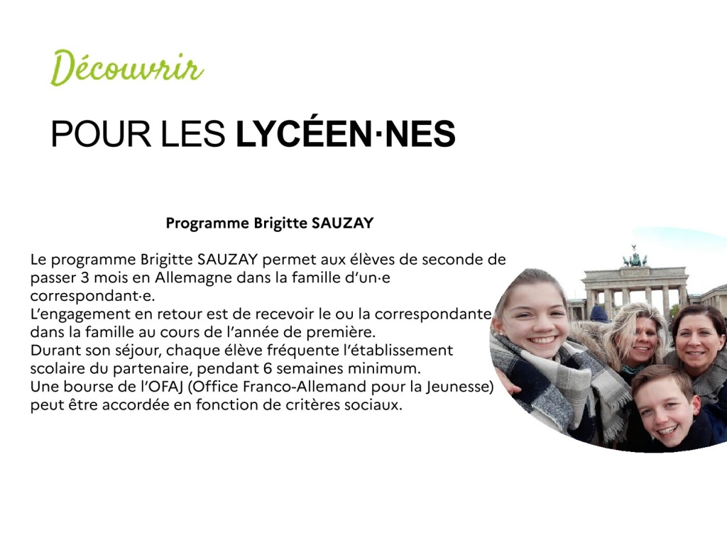 2. POUR LES LYCÉEN·NES